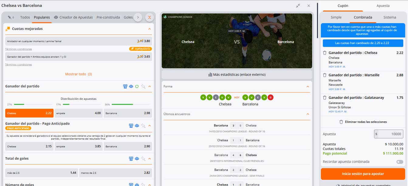 Betsson Colombia Sportsbook