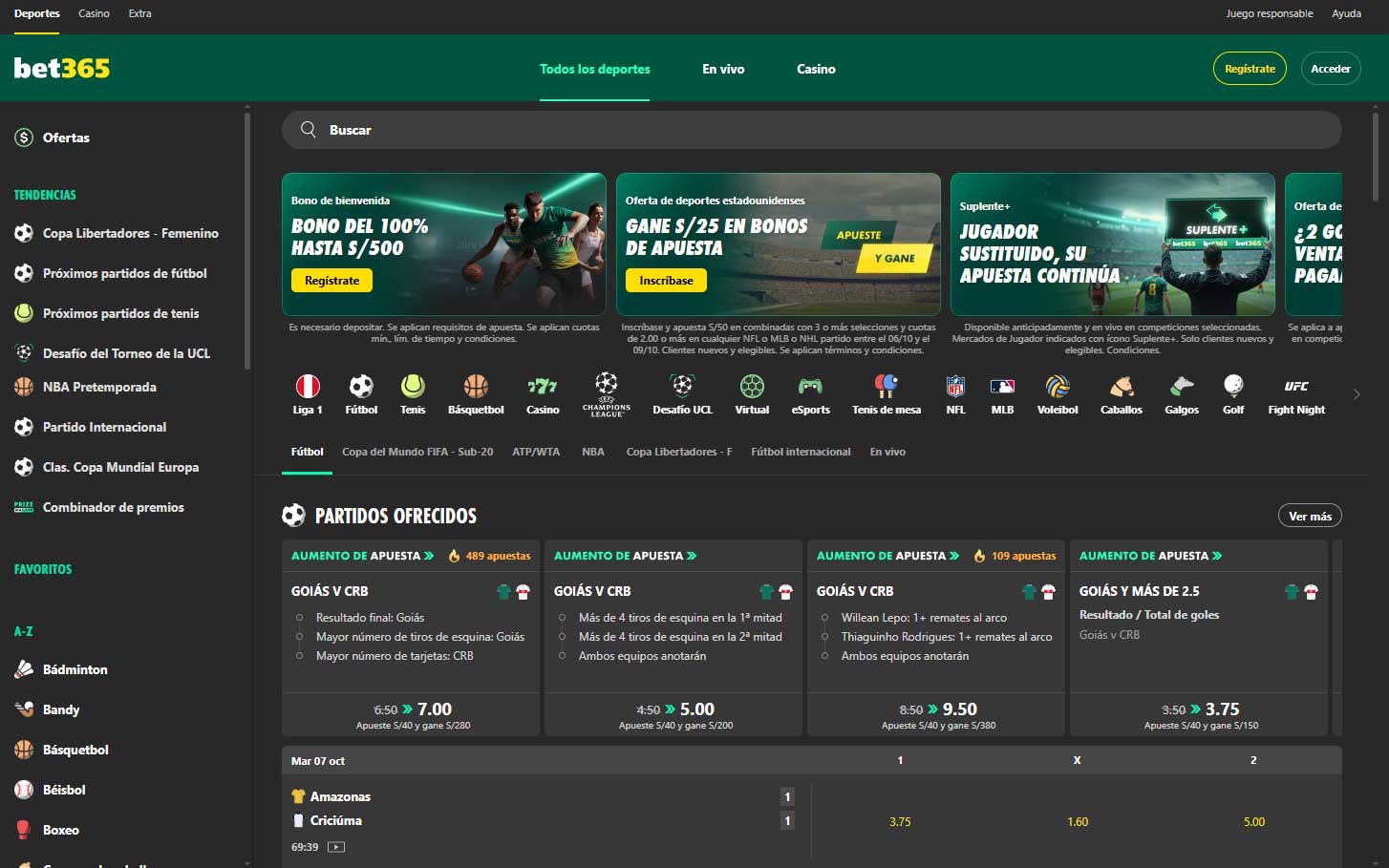 bet365 home site